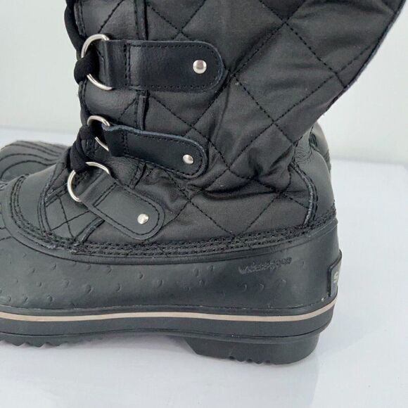 Sorel Women's Tofino II Winter Snow Boot 8.5 Black Waterproof Snow Calf Faux Fur - Picture 8 of 15
